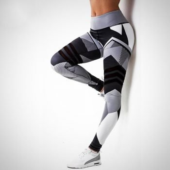 Women's Sport Style High Waist Elastic Leggings