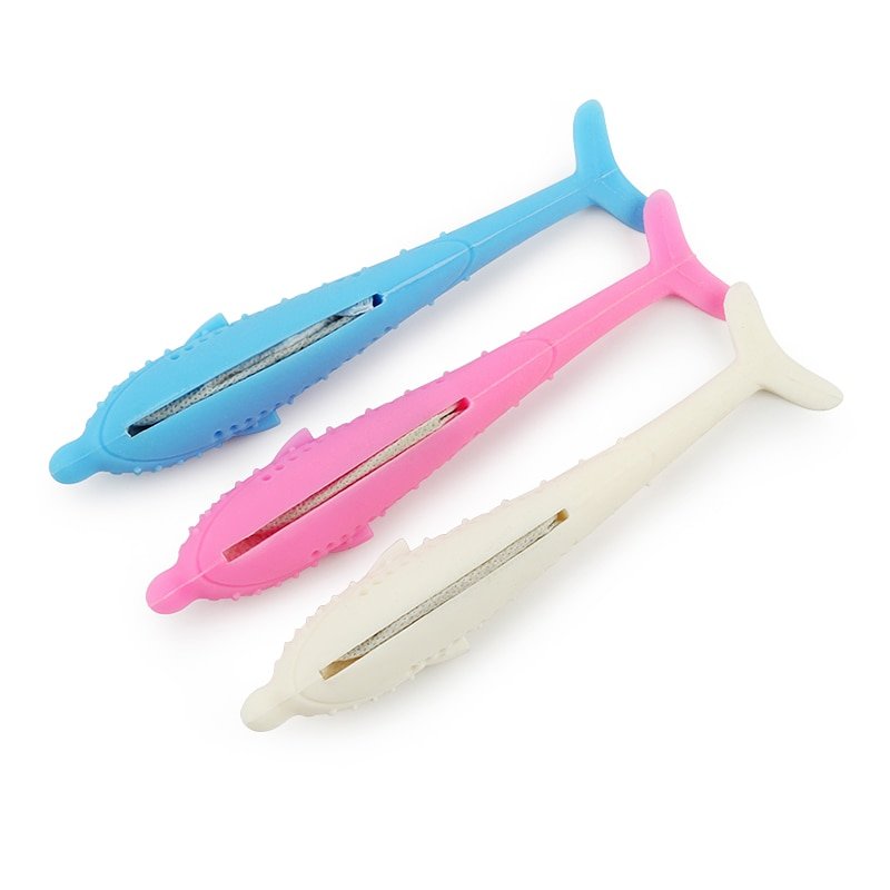 Soft Silicone Catnip Fish Toy Soft Silicone Catnip Fish Toy